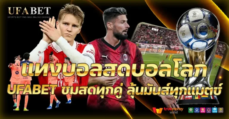 แทงบอลสดบอลโลก เว็บตรง ดูภาพสดจริง ราคาบอลอัปเดตทันที